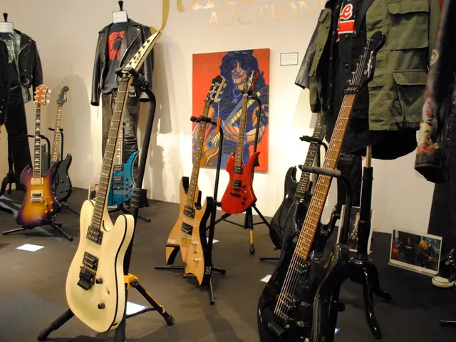 Zooey Deschanel displays her guitars in stylish fashion, prompting a fresh perspective on empty...