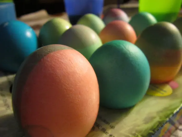 Instructions for Colored Easter Eggs Using a DIY Kit: Learn How to Create Bright, Vibrant Eggs