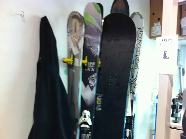 Chalet adorned with a checkerboard pattern