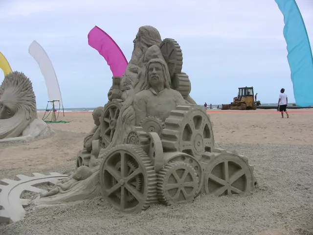 Lake Constance becomes the venue for colossal sand sculptures.