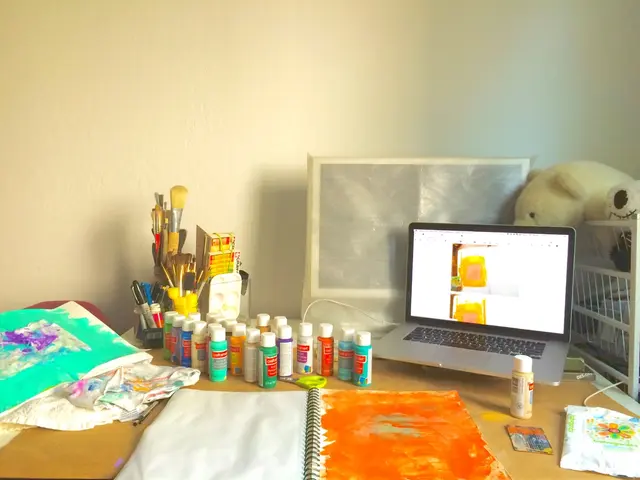 "Avoiding a overly Barbie-esque aesthetic, this Farrow & Ball kitchen color scheme underscores the...